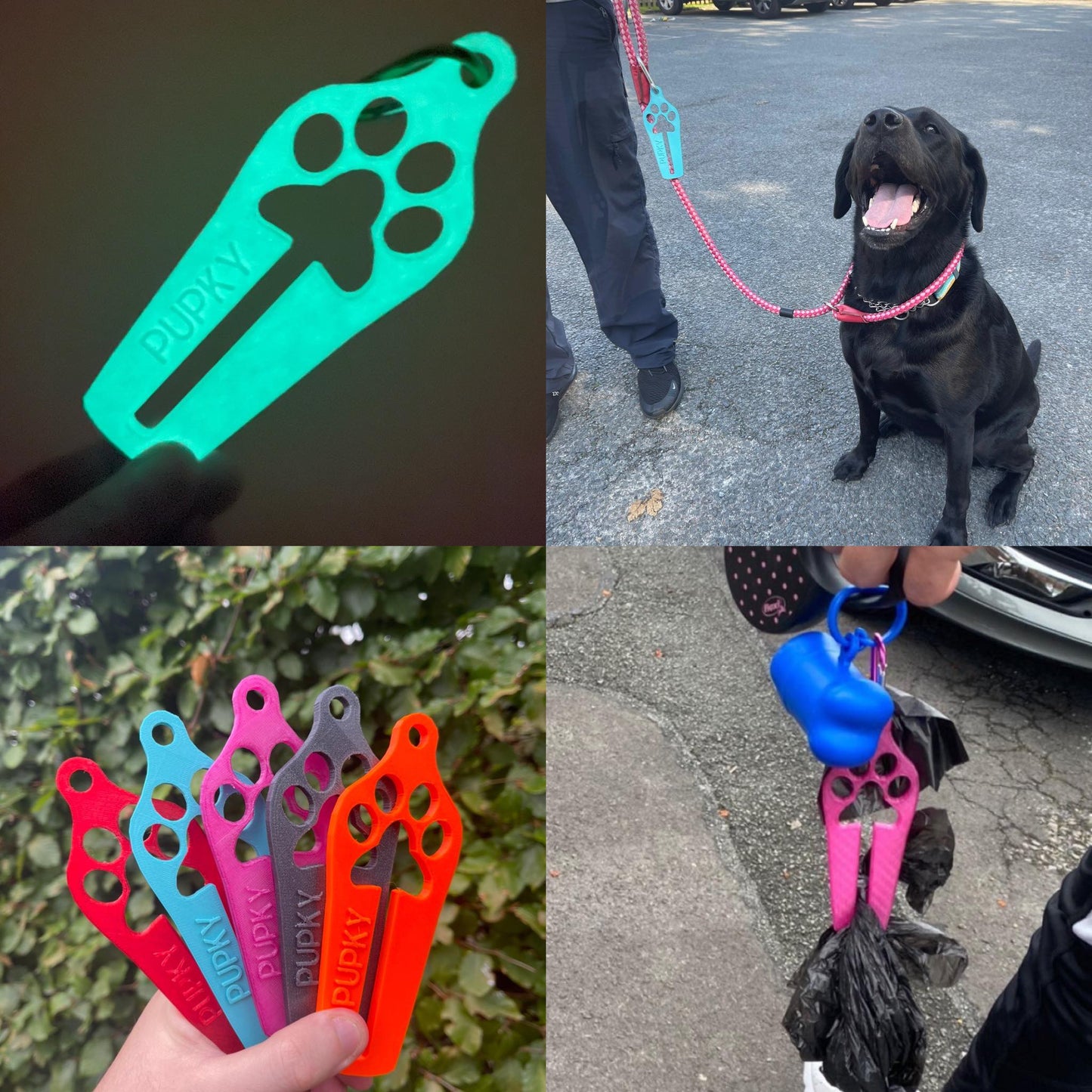 Pupky Poo Bag Holder - puppy poop bag holder